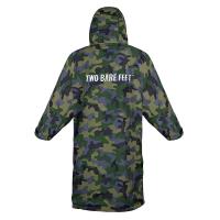 Two Bare Feet Kids Weatherproof Changing Robe & Changing Mat - Green Camo / Raspberry Extra Image 1 Preview